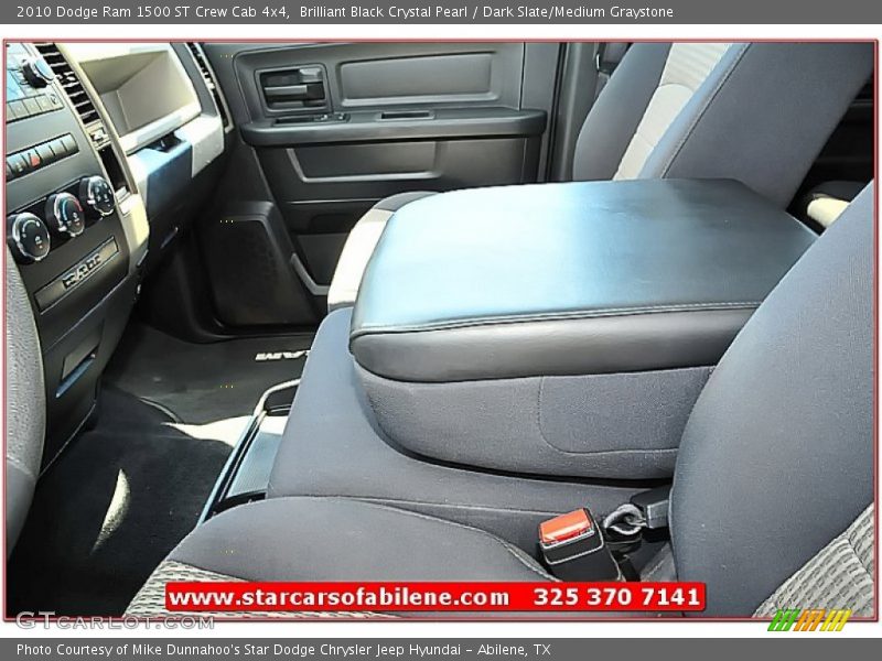 Brilliant Black Crystal Pearl / Dark Slate/Medium Graystone 2010 Dodge Ram 1500 ST Crew Cab 4x4