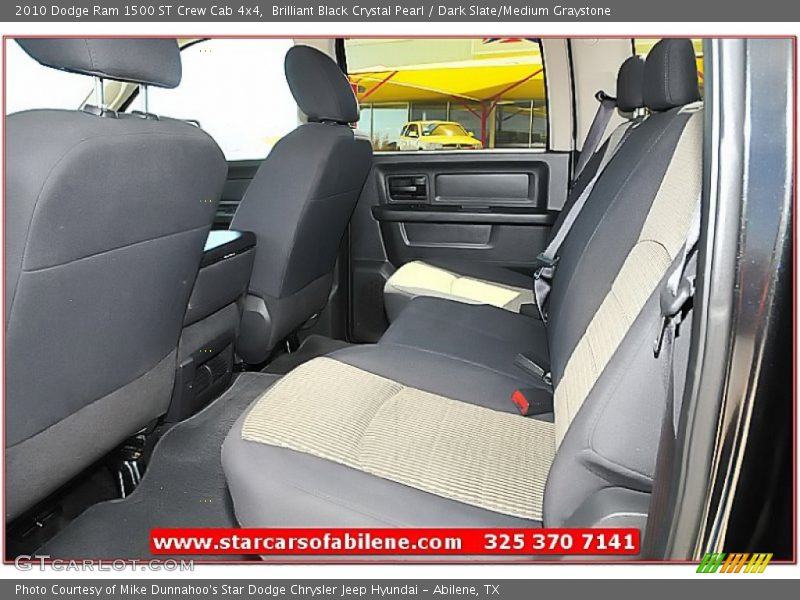 Brilliant Black Crystal Pearl / Dark Slate/Medium Graystone 2010 Dodge Ram 1500 ST Crew Cab 4x4