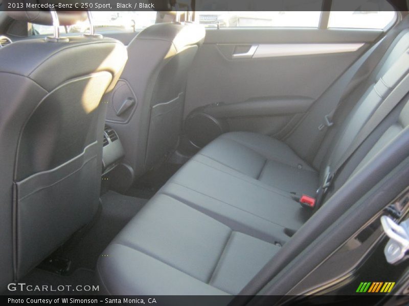 Black / Black 2013 Mercedes-Benz C 250 Sport