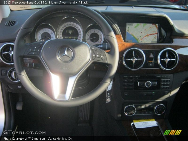 Iridium Silver Metallic / Black 2013 Mercedes-Benz GLK 350