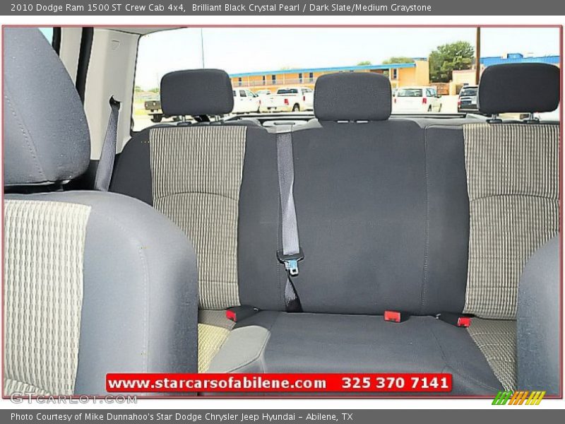 Brilliant Black Crystal Pearl / Dark Slate/Medium Graystone 2010 Dodge Ram 1500 ST Crew Cab 4x4