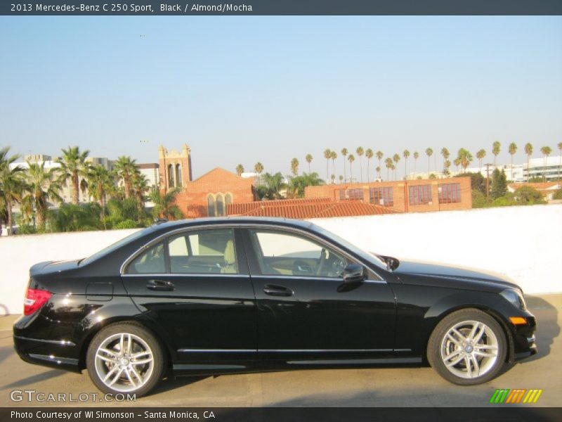 Black / Almond/Mocha 2013 Mercedes-Benz C 250 Sport