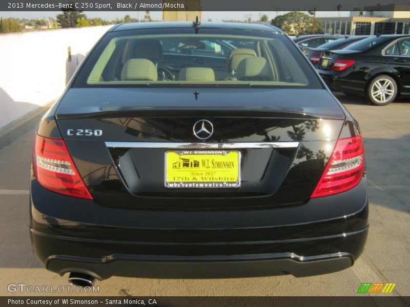 Black / Almond/Mocha 2013 Mercedes-Benz C 250 Sport