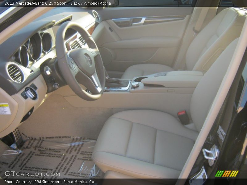 Black / Almond/Mocha 2013 Mercedes-Benz C 250 Sport