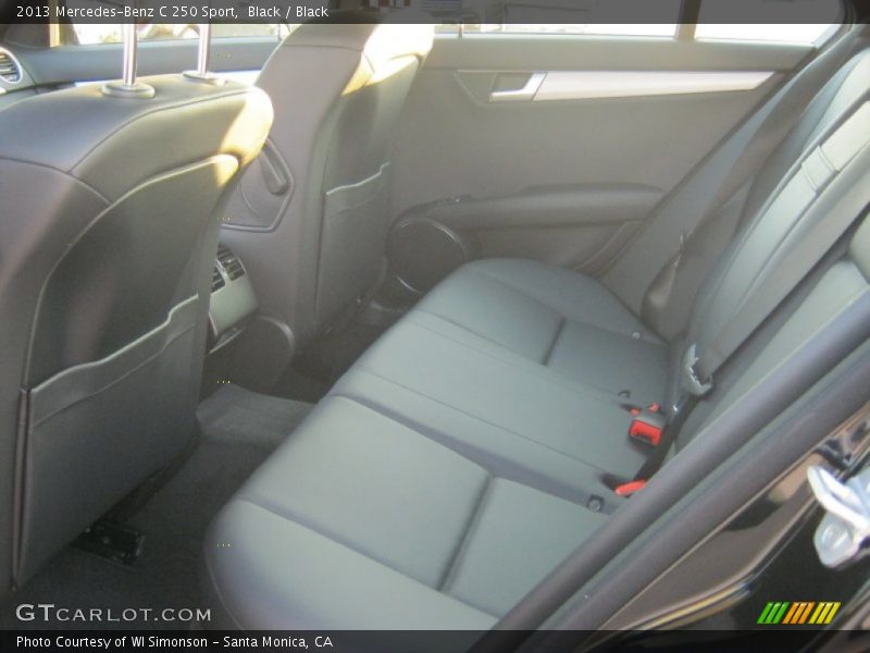 Black / Black 2013 Mercedes-Benz C 250 Sport