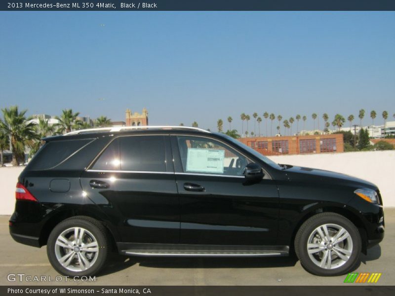 Black / Black 2013 Mercedes-Benz ML 350 4Matic