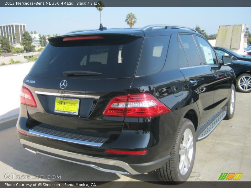 Black / Black 2013 Mercedes-Benz ML 350 4Matic