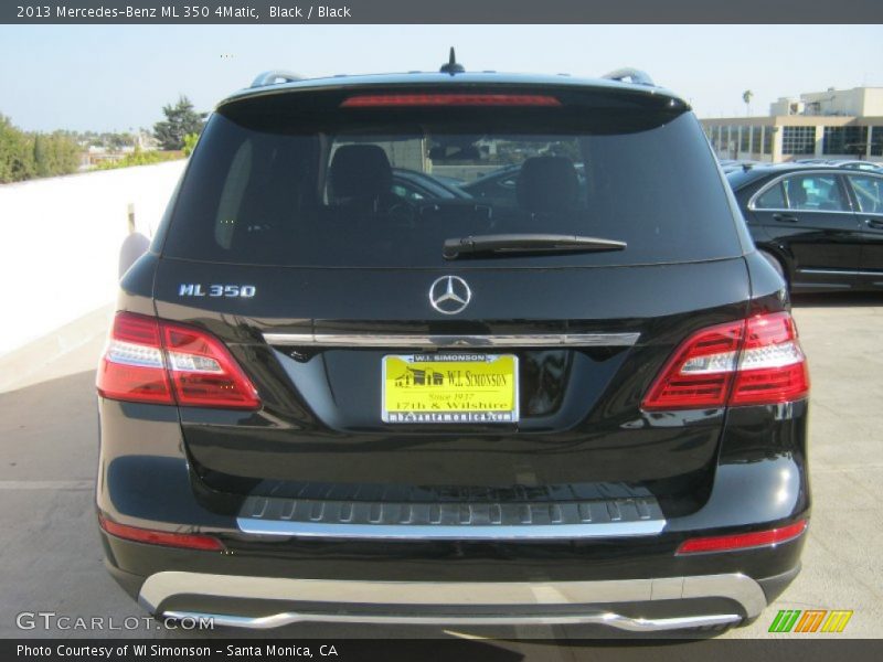 Black / Black 2013 Mercedes-Benz ML 350 4Matic