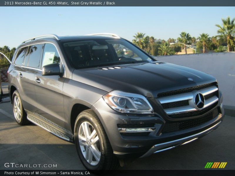 Steel Grey Metallic / Black 2013 Mercedes-Benz GL 450 4Matic