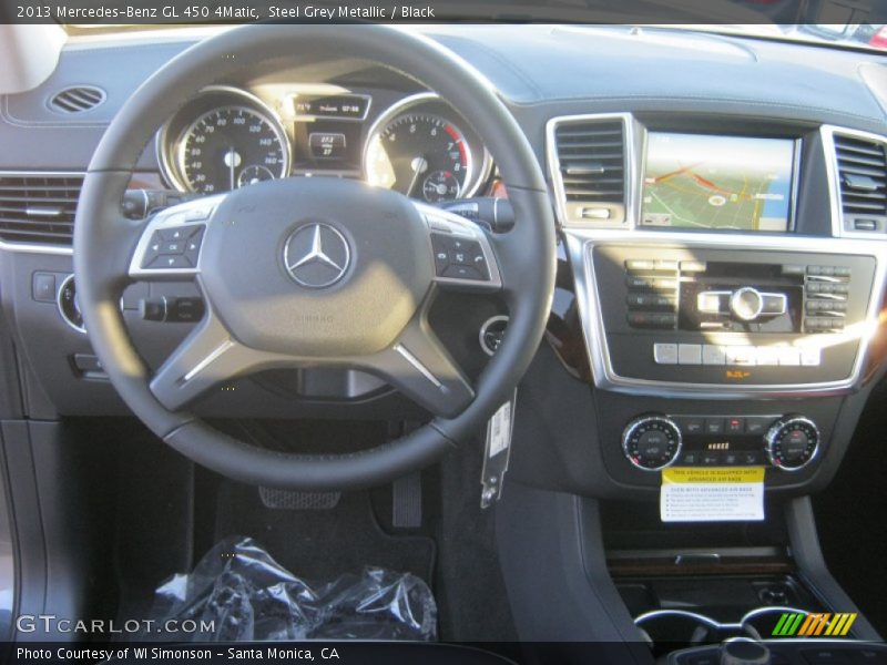 Steel Grey Metallic / Black 2013 Mercedes-Benz GL 450 4Matic
