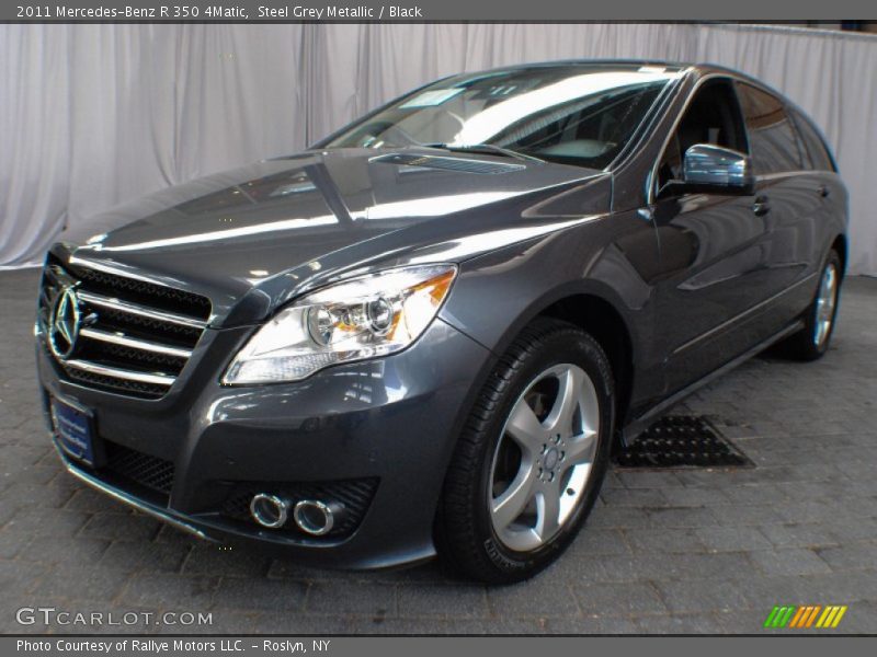 Steel Grey Metallic / Black 2011 Mercedes-Benz R 350 4Matic