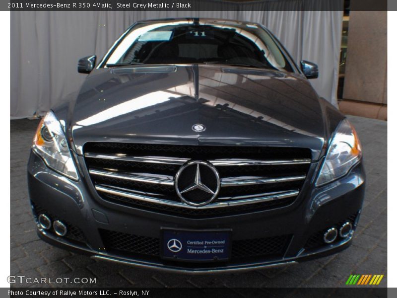 Steel Grey Metallic / Black 2011 Mercedes-Benz R 350 4Matic