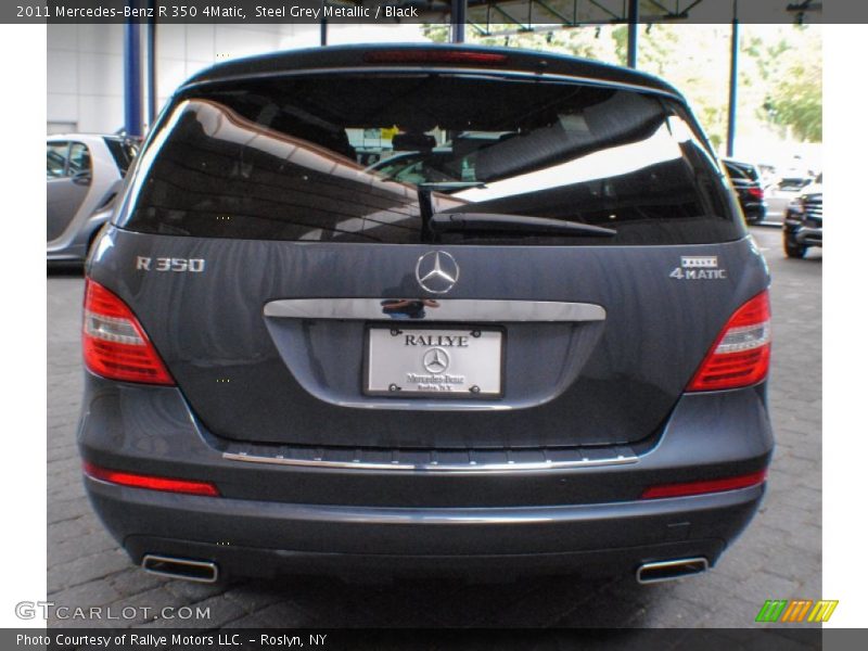 Steel Grey Metallic / Black 2011 Mercedes-Benz R 350 4Matic
