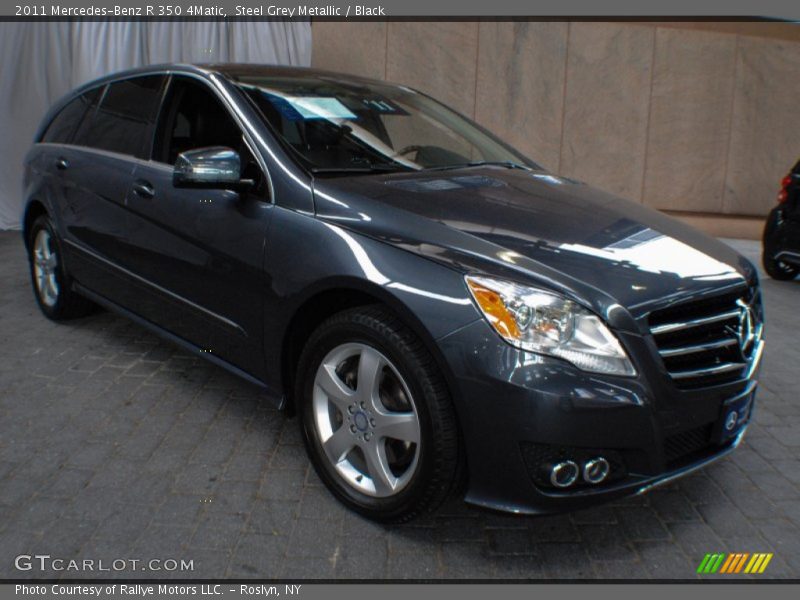 Steel Grey Metallic / Black 2011 Mercedes-Benz R 350 4Matic