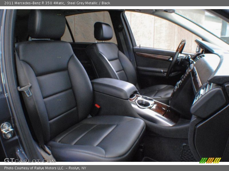 Steel Grey Metallic / Black 2011 Mercedes-Benz R 350 4Matic