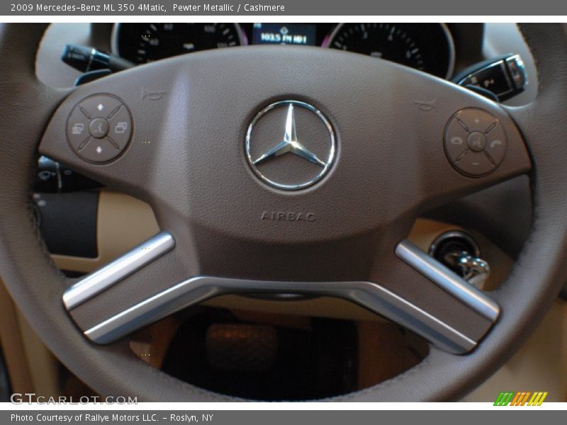 Pewter Metallic / Cashmere 2009 Mercedes-Benz ML 350 4Matic