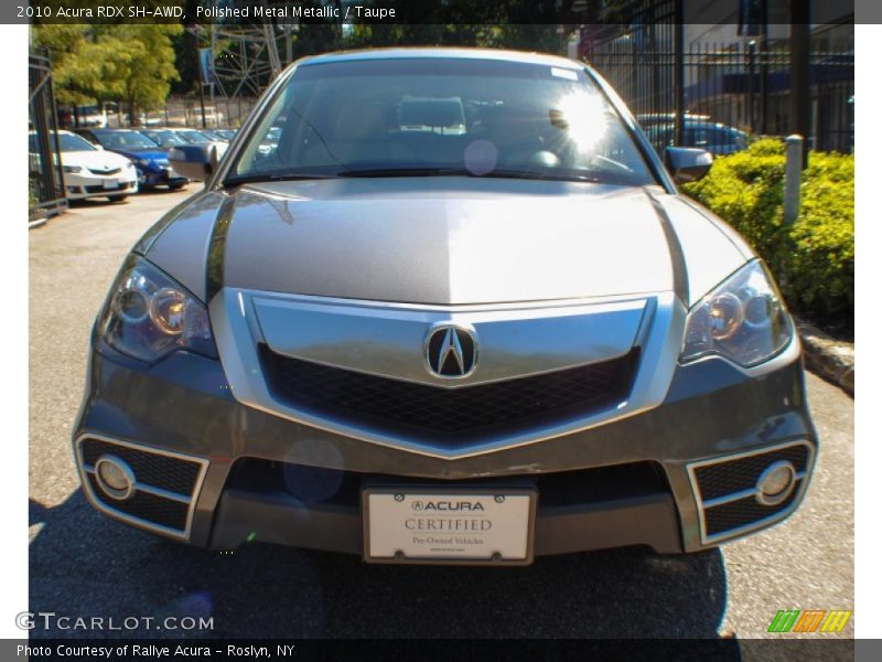 Polished Metal Metallic / Taupe 2010 Acura RDX SH-AWD