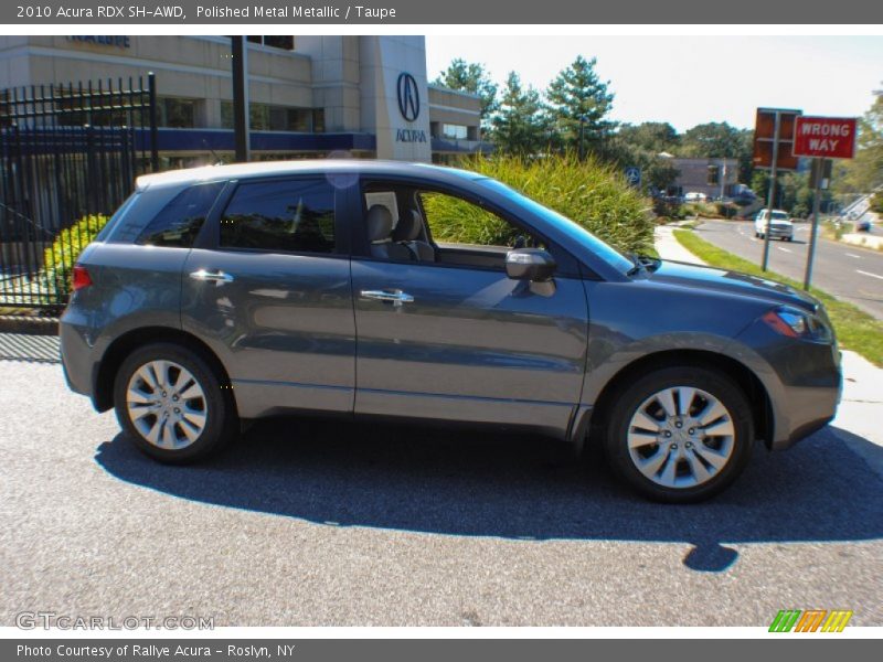 Polished Metal Metallic / Taupe 2010 Acura RDX SH-AWD
