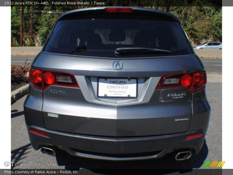 Polished Metal Metallic / Taupe 2010 Acura RDX SH-AWD