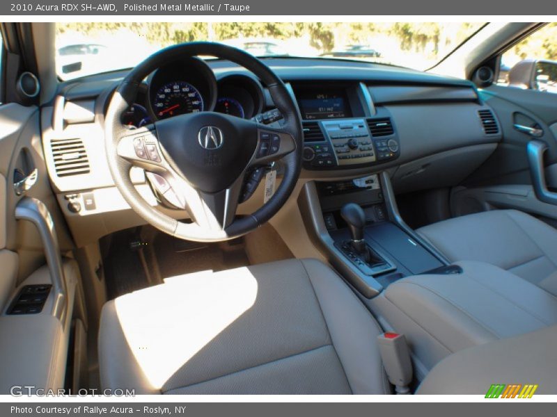 Polished Metal Metallic / Taupe 2010 Acura RDX SH-AWD