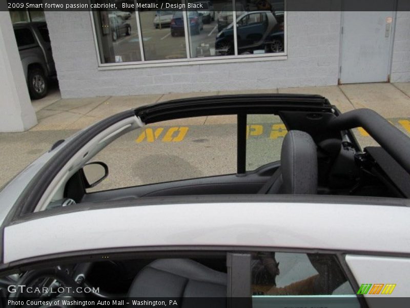 Blue Metallic / Design Black 2009 Smart fortwo passion cabriolet
