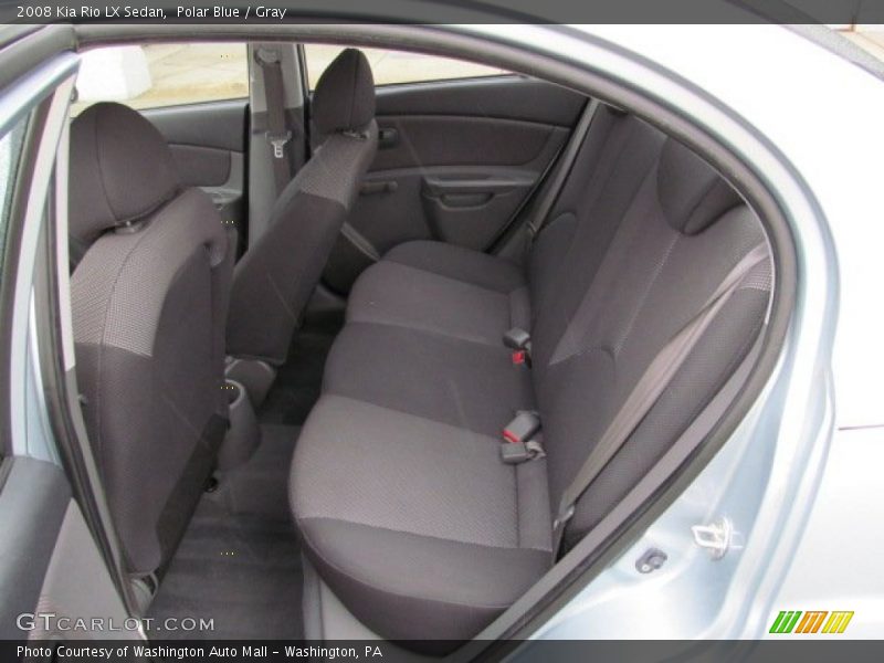 Polar Blue / Gray 2008 Kia Rio LX Sedan