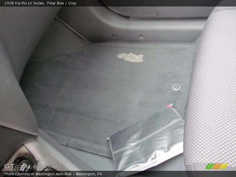 Polar Blue / Gray 2008 Kia Rio LX Sedan