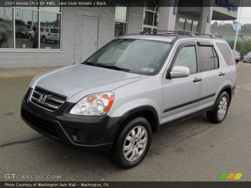 Satin Silver Metallic / Black 2005 Honda CR-V EX 4WD