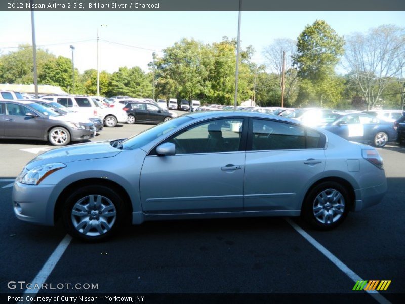 Brilliant Silver / Charcoal 2012 Nissan Altima 2.5 S