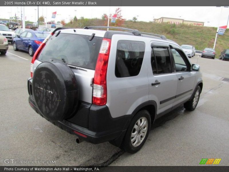 Satin Silver Metallic / Black 2005 Honda CR-V EX 4WD
