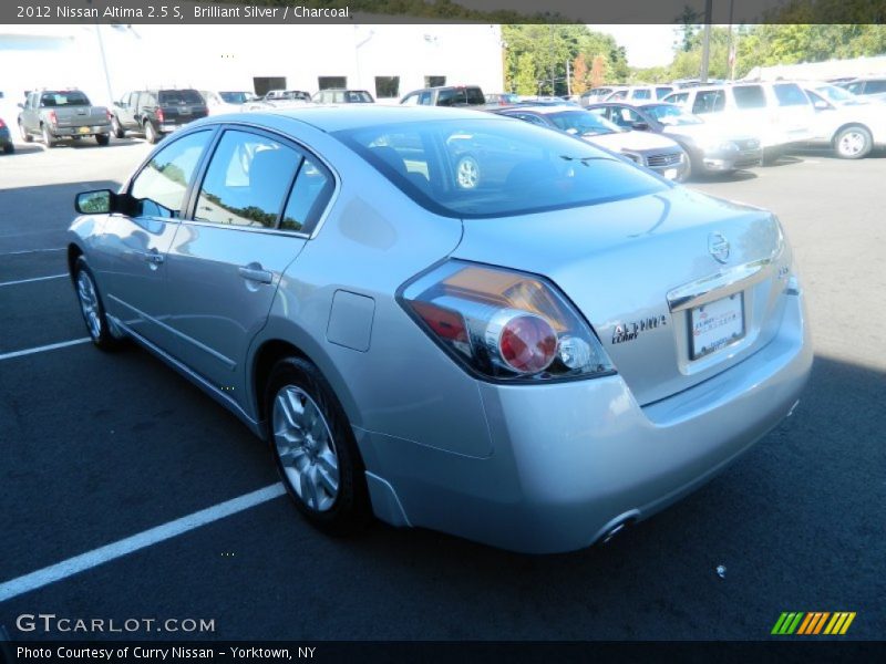 Brilliant Silver / Charcoal 2012 Nissan Altima 2.5 S