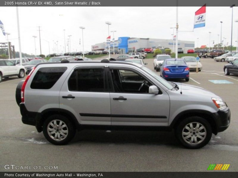 Satin Silver Metallic / Black 2005 Honda CR-V EX 4WD