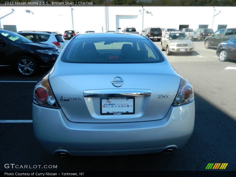 Brilliant Silver / Charcoal 2012 Nissan Altima 2.5 S