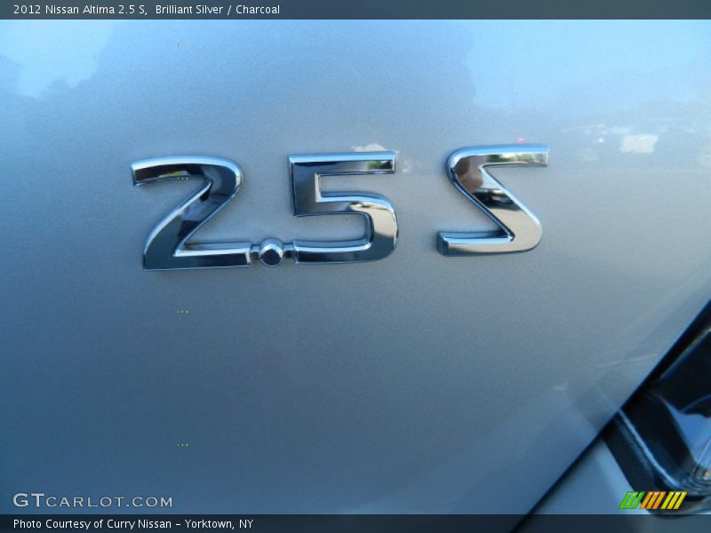 Brilliant Silver / Charcoal 2012 Nissan Altima 2.5 S