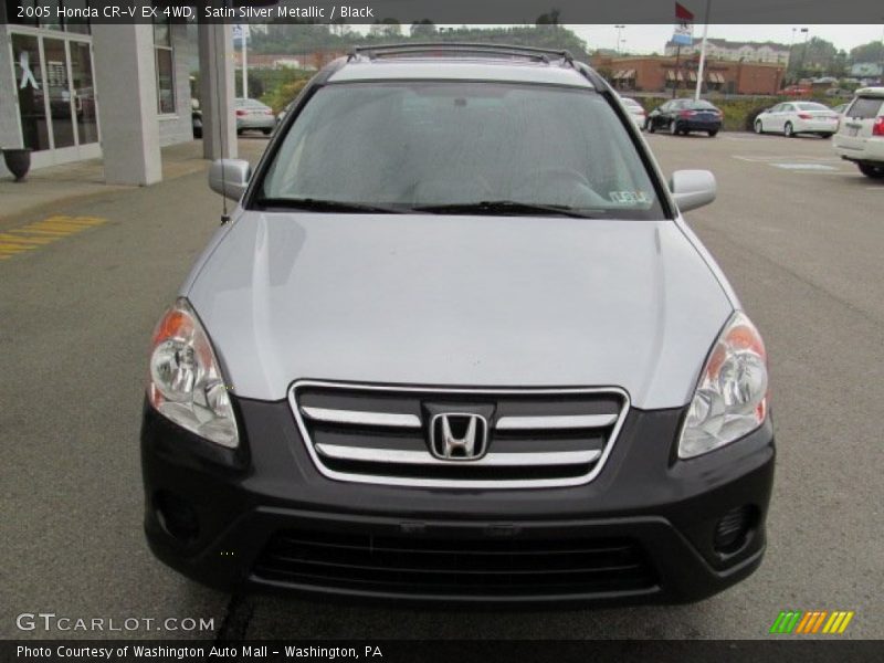 Satin Silver Metallic / Black 2005 Honda CR-V EX 4WD