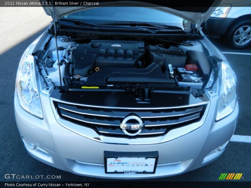 Brilliant Silver / Charcoal 2012 Nissan Altima 2.5 S
