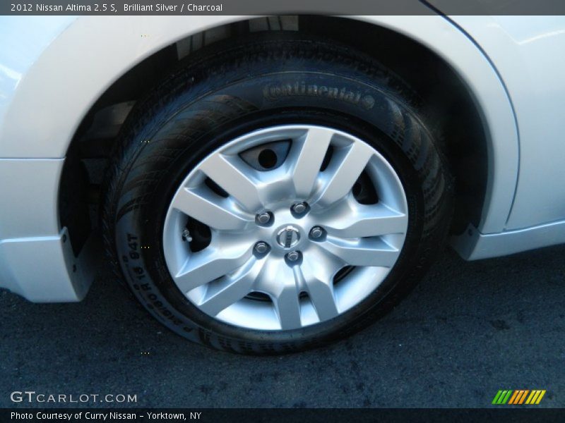 Brilliant Silver / Charcoal 2012 Nissan Altima 2.5 S