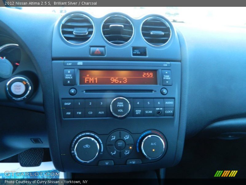 Brilliant Silver / Charcoal 2012 Nissan Altima 2.5 S