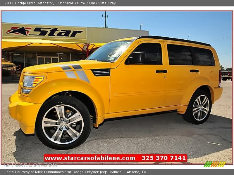 Detonator Yellow / Dark Slate Gray 2011 Dodge Nitro Detonator