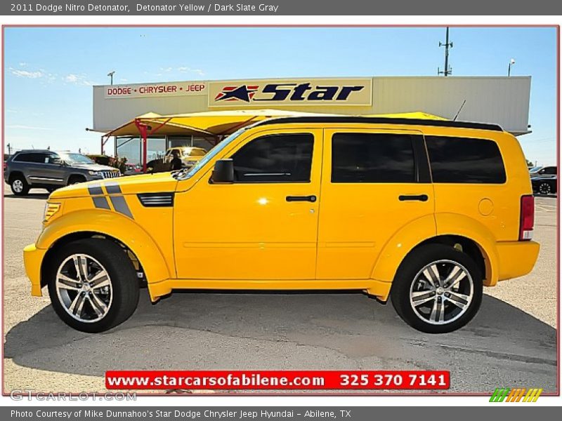Detonator Yellow / Dark Slate Gray 2011 Dodge Nitro Detonator