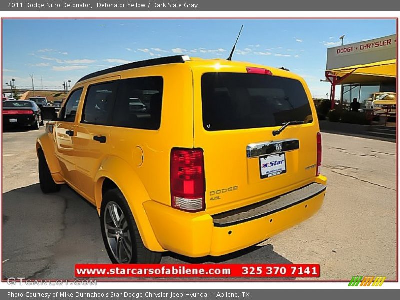 Detonator Yellow / Dark Slate Gray 2011 Dodge Nitro Detonator