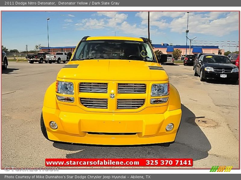 Detonator Yellow / Dark Slate Gray 2011 Dodge Nitro Detonator