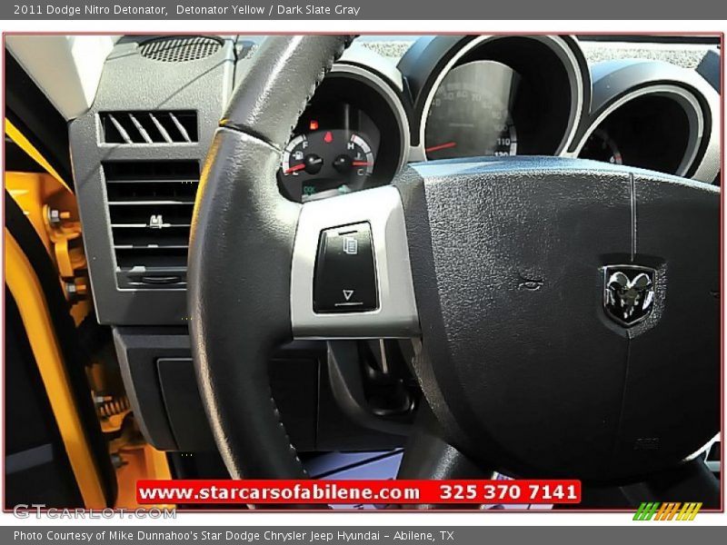Detonator Yellow / Dark Slate Gray 2011 Dodge Nitro Detonator