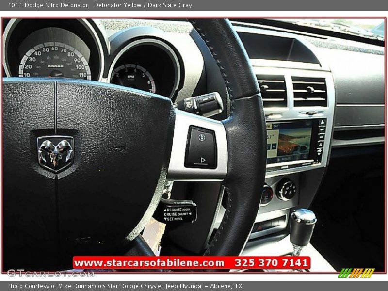 Detonator Yellow / Dark Slate Gray 2011 Dodge Nitro Detonator