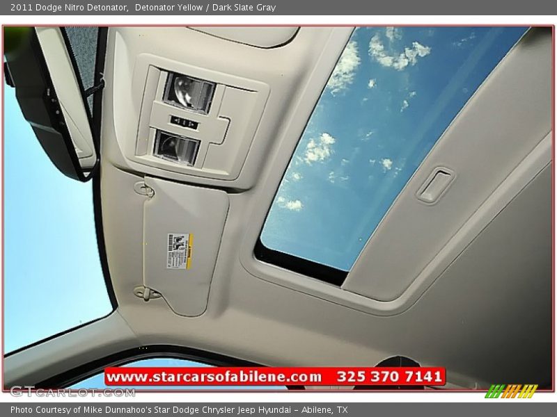 Detonator Yellow / Dark Slate Gray 2011 Dodge Nitro Detonator