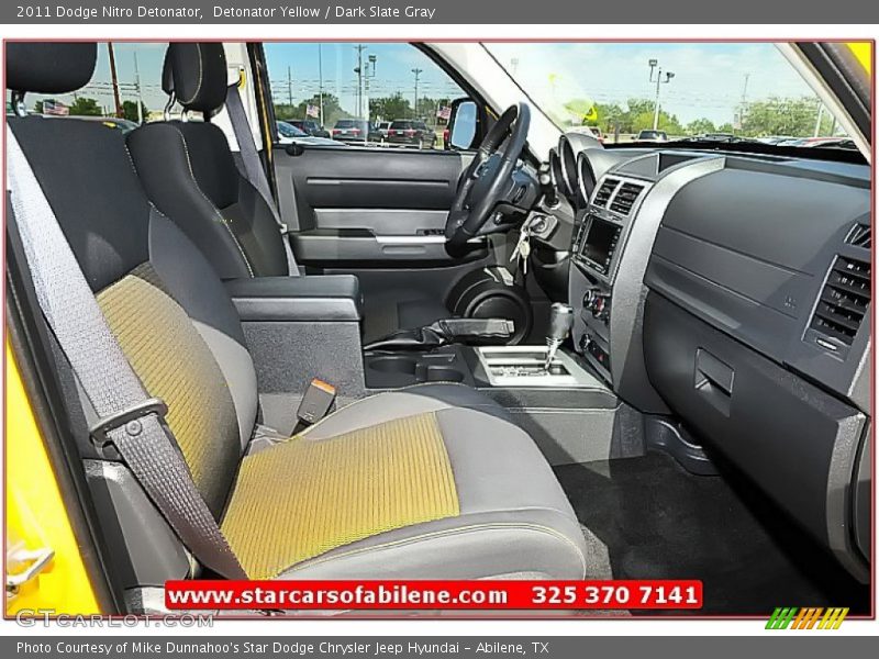 Detonator Yellow / Dark Slate Gray 2011 Dodge Nitro Detonator