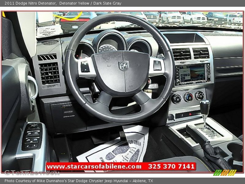 Detonator Yellow / Dark Slate Gray 2011 Dodge Nitro Detonator