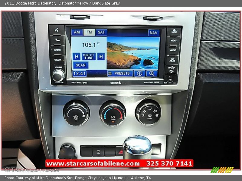Detonator Yellow / Dark Slate Gray 2011 Dodge Nitro Detonator