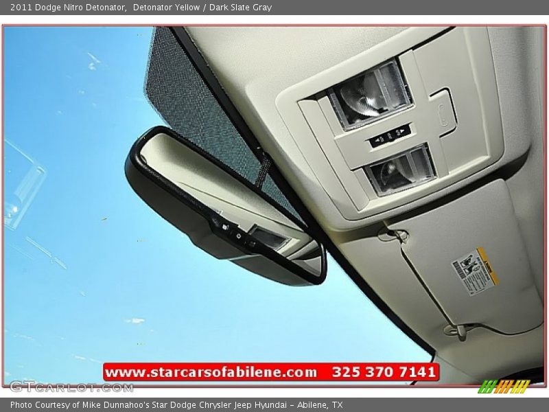 Detonator Yellow / Dark Slate Gray 2011 Dodge Nitro Detonator