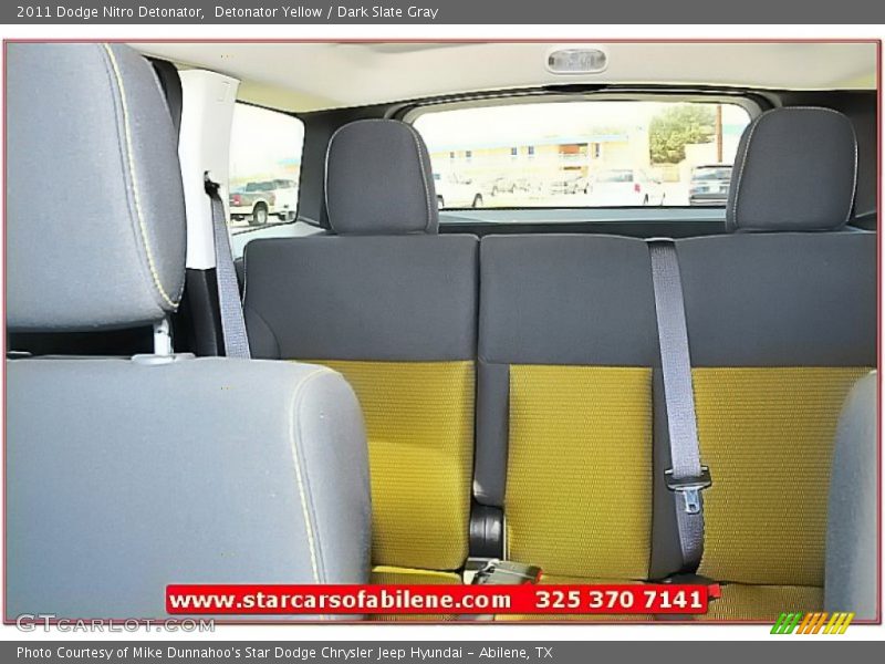 Detonator Yellow / Dark Slate Gray 2011 Dodge Nitro Detonator